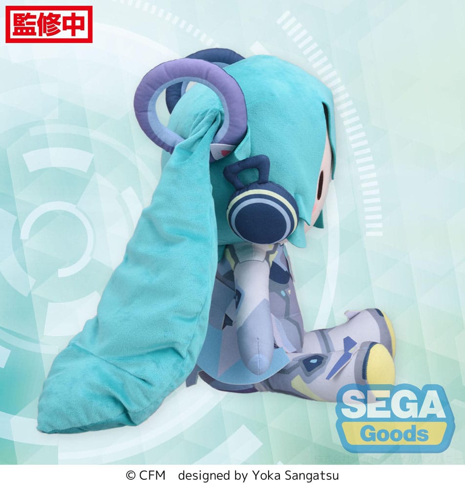 Character Vocal Series 01: Hatsune Miku Fuwa Petit Plush Figure Hatsune Miku Miku with You 2024 Ver. LL 40 cm Plüschtier Yokina