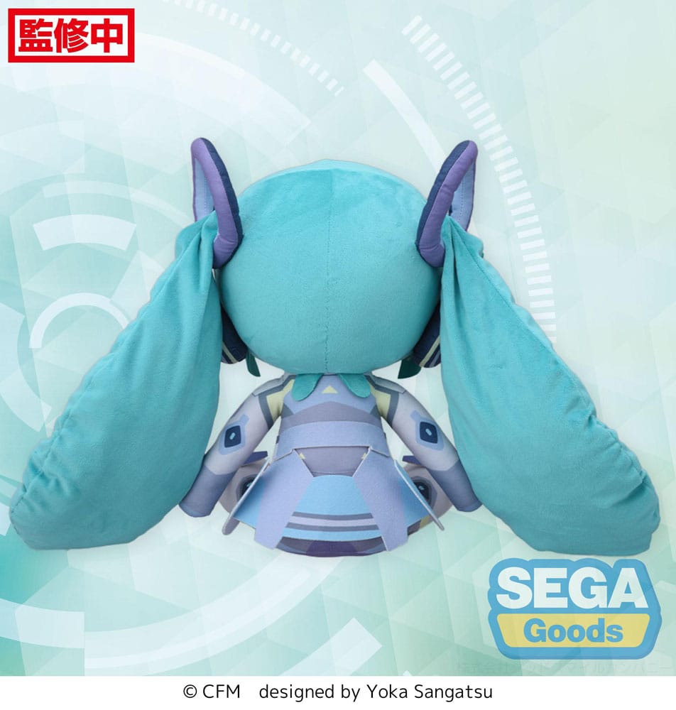 Character Vocal Series 01: Hatsune Miku Fuwa Petit Plush Figure Hatsune Miku Miku with You 2024 Ver. LL 40 cm Plüschtier Yokina