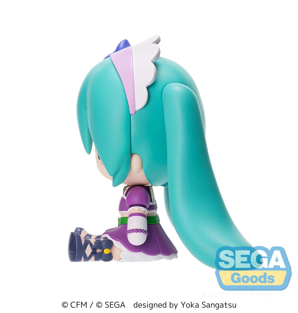 Character Vocal Series 01: Hatsune Miku Fuwa Petit Chibi Figur Hatsune Miku x Love and Berry Dress Up and Dance! Sparkly Purple 8 cm Minifiguren Yokina