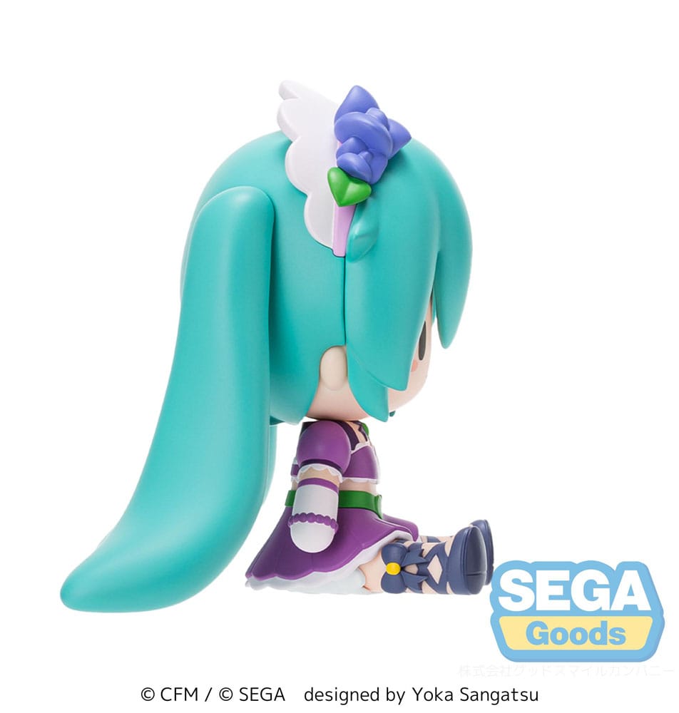 Character Vocal Series 01: Hatsune Miku Fuwa Petit Chibi Figur Hatsune Miku x Love and Berry Dress Up and Dance! Sparkly Purple 8 cm Minifiguren Yokina