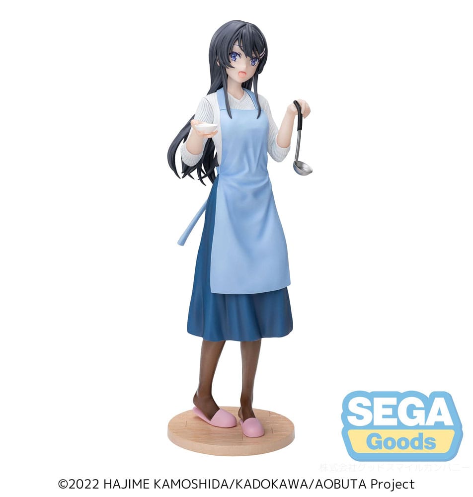 Rascal Does Not Dream of Bunny Girl Senpai Luminasta PVC Statue Mai Sakurajima Apron 14 cm Prizefiguren Yokina