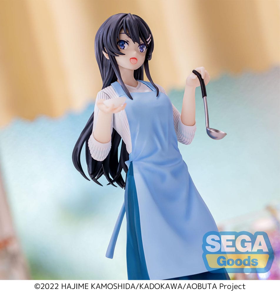 Rascal Does Not Dream of Bunny Girl Senpai Luminasta PVC Statue Mai Sakurajima Apron 14 cm Prizefiguren Yokina