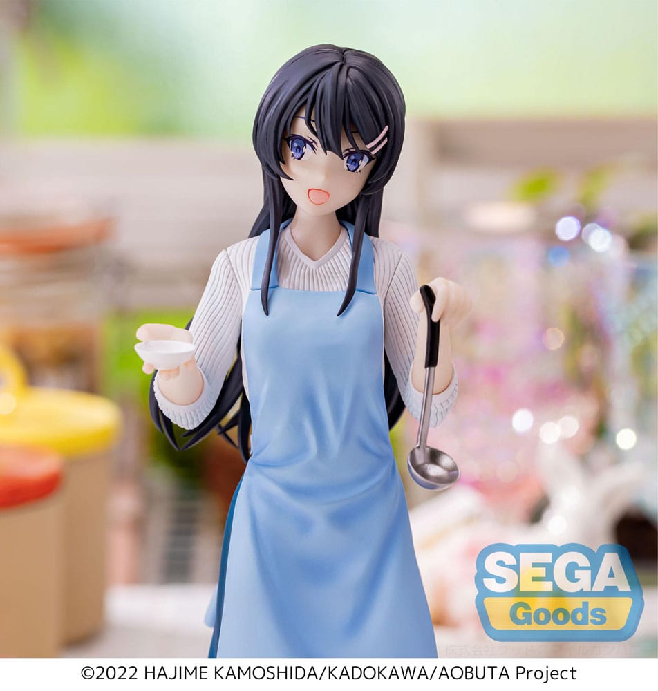 Rascal Does Not Dream of Bunny Girl Senpai Luminasta PVC Statue Mai Sakurajima Apron 14 cm Prizefiguren Yokina