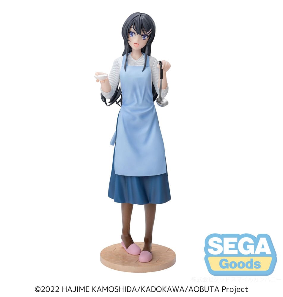 Rascal Does Not Dream of Bunny Girl Senpai Luminasta PVC Statue Mai Sakurajima Apron 14 cm Prizefiguren Yokina