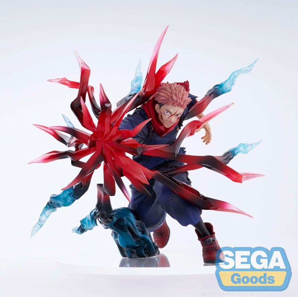 Jujutsu Kaisen Luminasta PVC Statue Yuji Itadori Black Flash 16 cm Prizefiguren Yokina