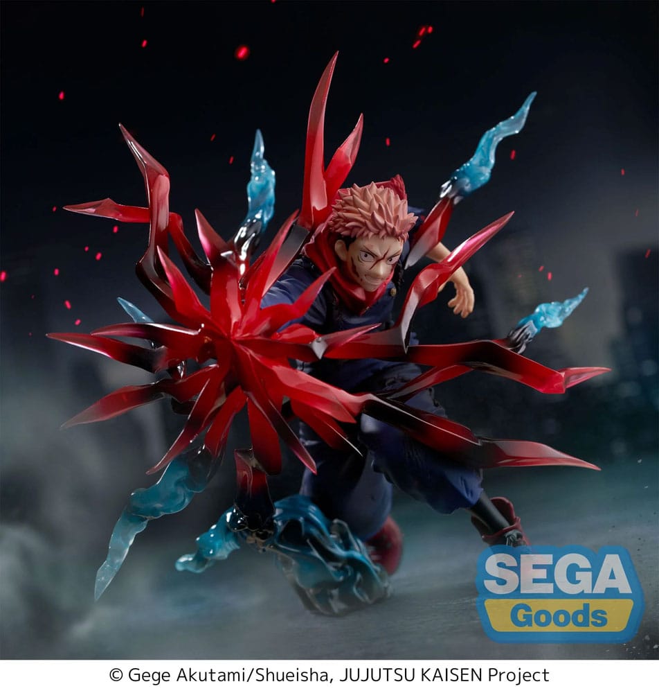 Jujutsu Kaisen Luminasta PVC Statue Yuji Itadori Black Flash 16 cm Prizefiguren Yokina