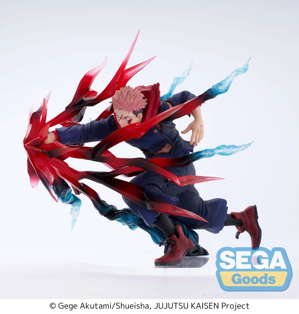 Jujutsu Kaisen Luminasta PVC Statue Yuji Itadori Black Flash 16 cm Prizefiguren Yokina