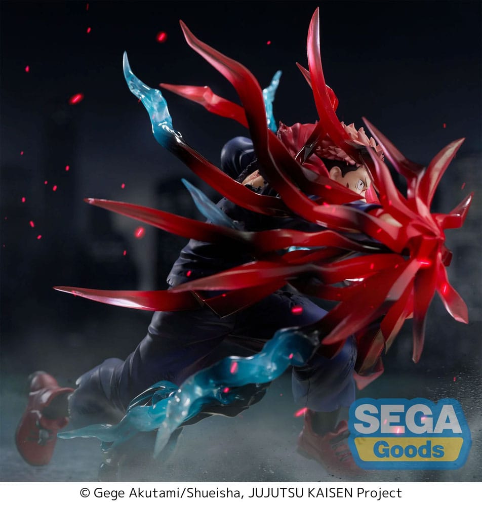 Jujutsu Kaisen Luminasta PVC Statue Yuji Itadori Black Flash 16 cm Prizefiguren Yokina