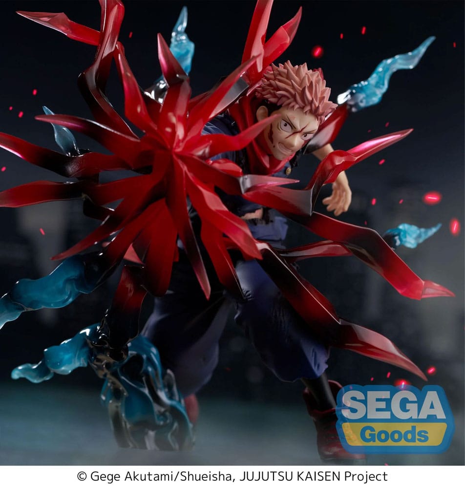 Jujutsu Kaisen Luminasta PVC Statue Yuji Itadori Black Flash 16 cm Prizefiguren Yokina