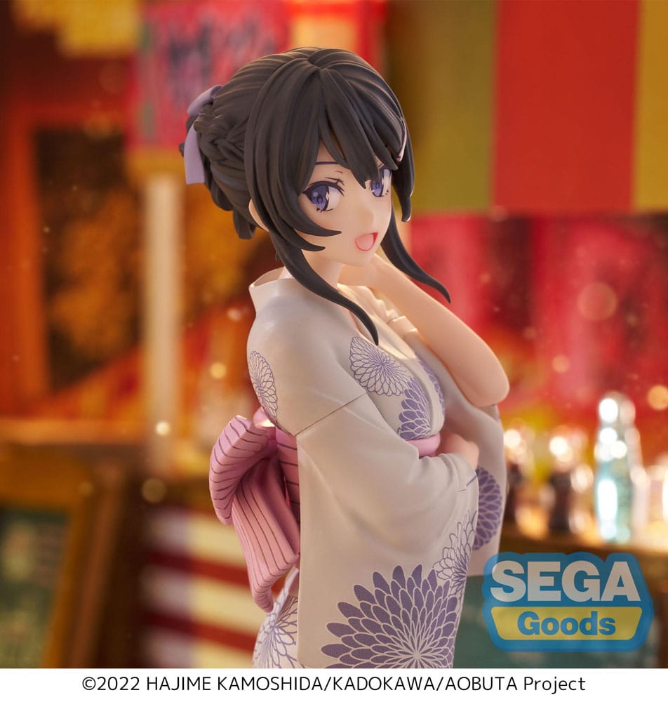 Rascal Does Not Dream of Bunny Girl Senpai Luminasta PVC Statue Mai Sakurajima Yukata 22 cm Prizefiguren Yokina