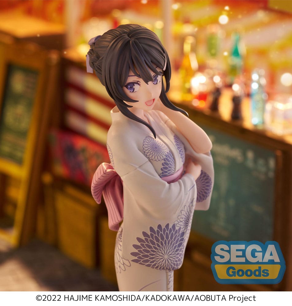 Rascal Does Not Dream of Bunny Girl Senpai Luminasta PVC Statue Mai Sakurajima Yukata 22 cm Prizefiguren Yokina