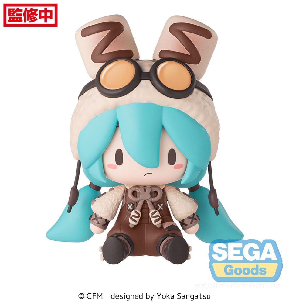 Character Vocal Series 01: Hatsune Miku Fuwa Petit Chibi Figur Hatsune Miku Marshmallow Hot Cocoa 10 cm Minifiguren Yokina