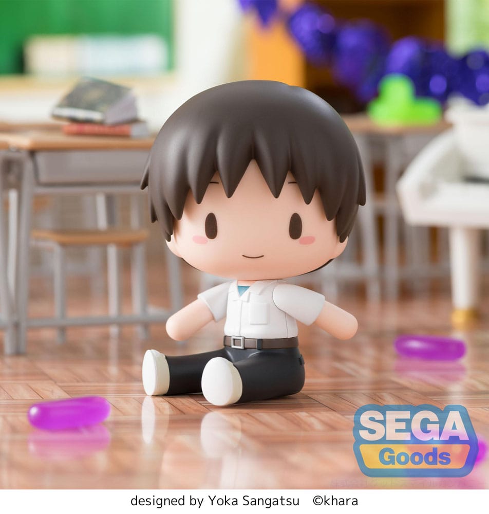 Evangelion: New Theatrical Edition Fuwa Petit Chibi Figur Shinji 8 cm Minifiguren Yokina