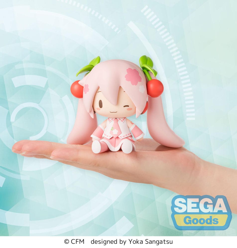Character Vocal Series 01: Hatsune Miku Fuwa Petit Chibi Figur Sakura Miku 8 cm Minifiguren Yokina