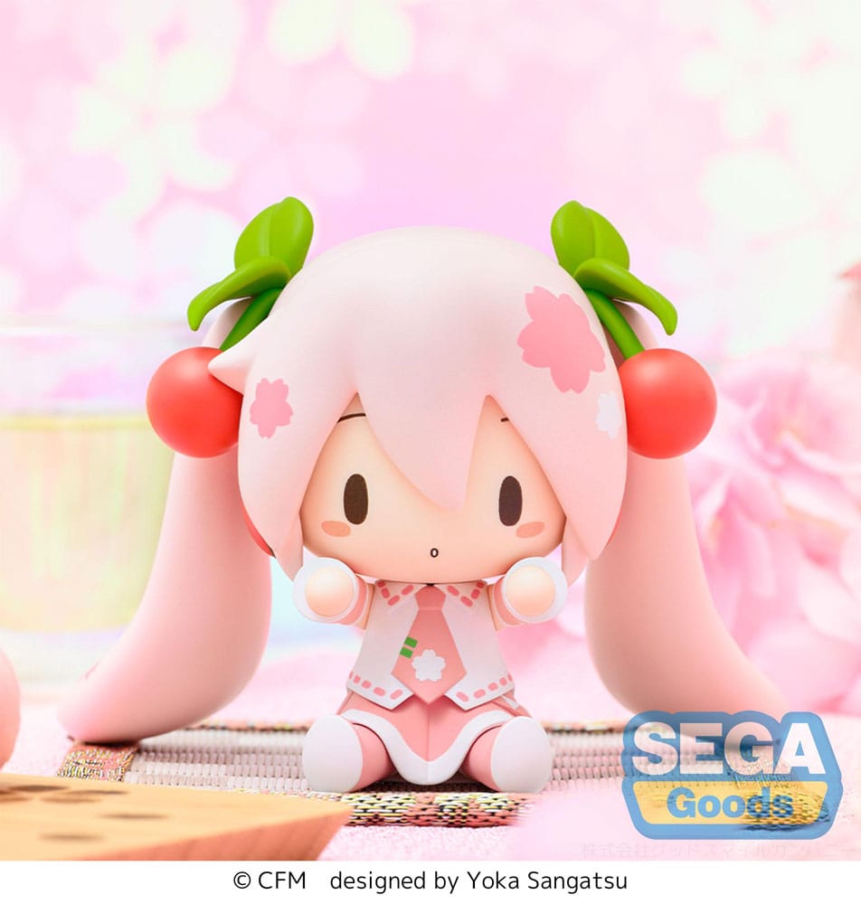 Character Vocal Series 01: Hatsune Miku Fuwa Petit Chibi Figur Sakura Miku 8 cm Minifiguren Yokina