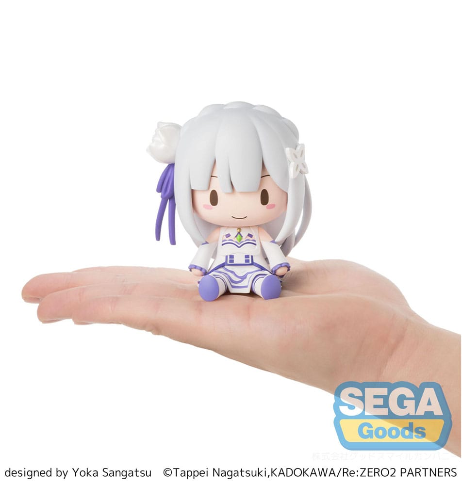 Re:Zero Starting Life in Another World Fuwa Petit Chibi Figur Emilia 8 cm Minifiguren Yokina