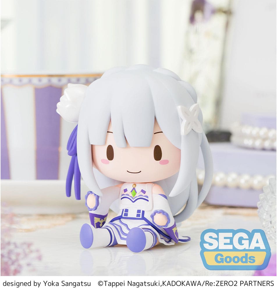 Re:Zero Starting Life in Another World Fuwa Petit Chibi Figur Emilia 8 cm Minifiguren Yokina