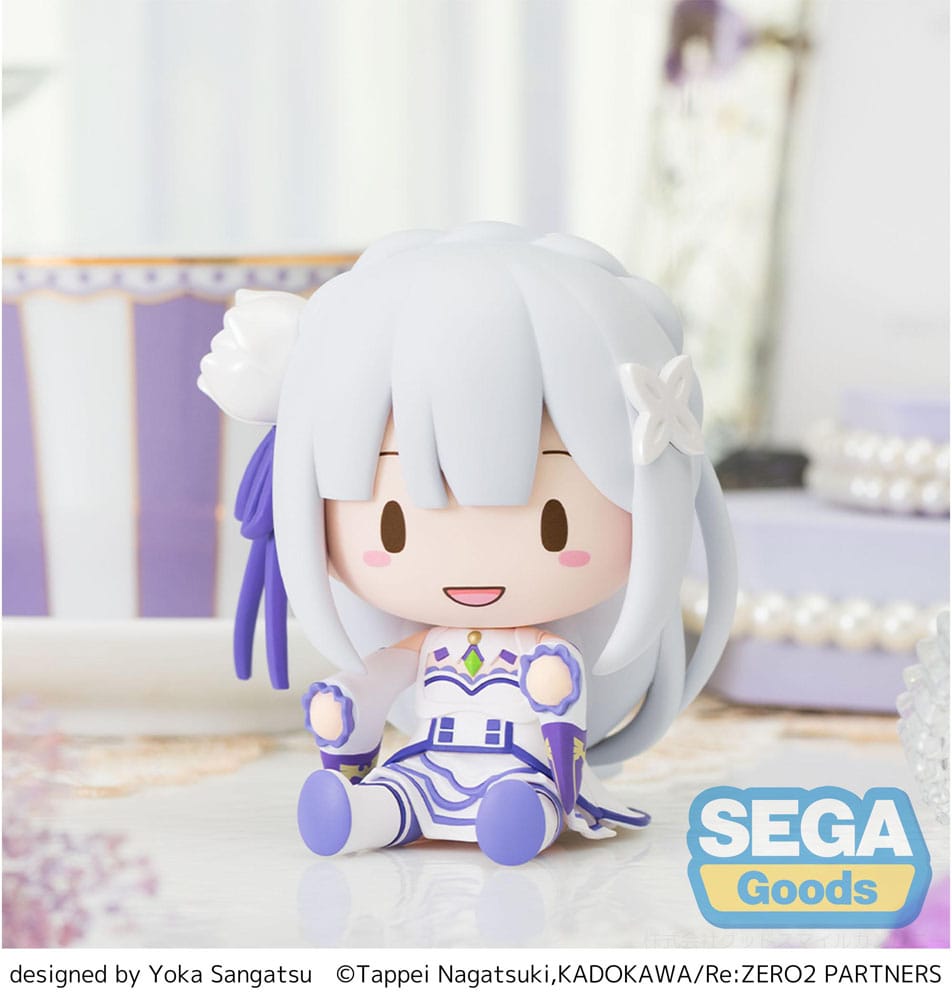 Re:Zero Starting Life in Another World Fuwa Petit Chibi Figur Emilia 8 cm Minifiguren Yokina
