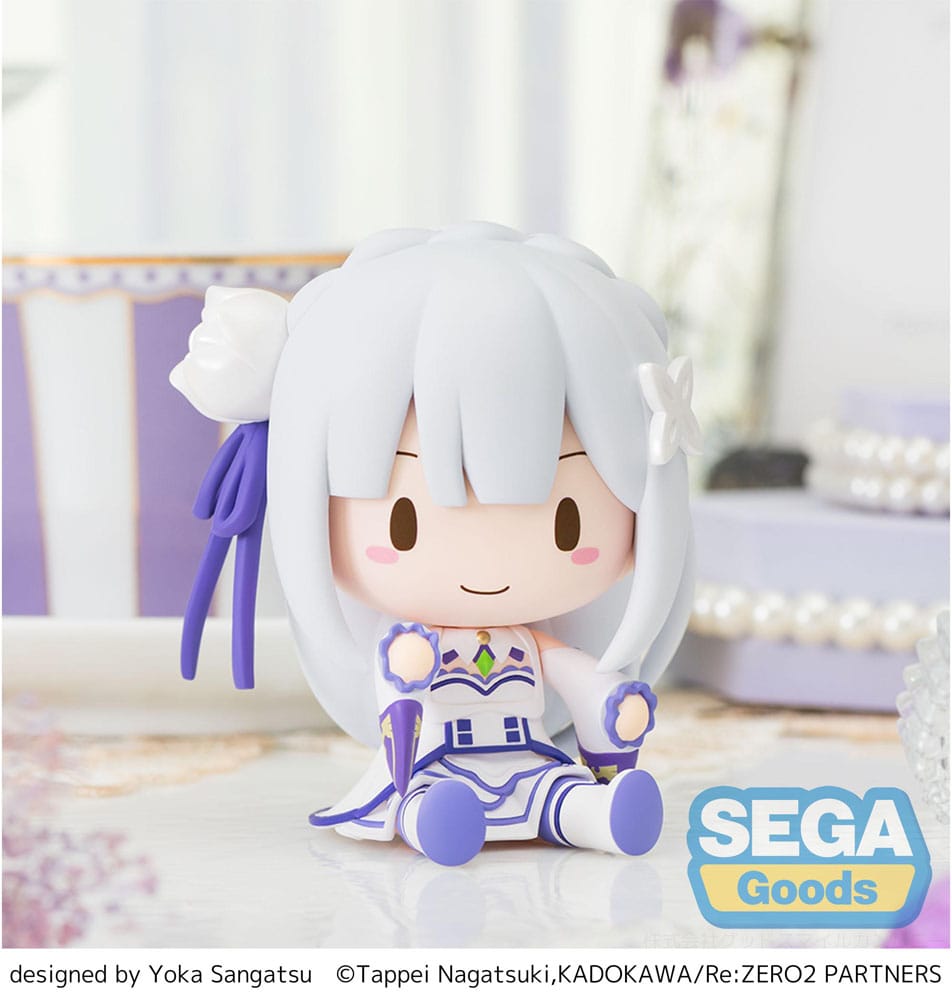 Re:Zero Starting Life in Another World Fuwa Petit Chibi Figur Emilia 8 cm Minifiguren Yokina