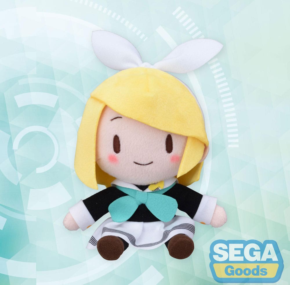 Character Vocal Series 02: Kagamine Rin/Len Fuwa Petit Mini Plüschfigur Kagamine Rin Uniform Ver. (EX) 16 cm Plüschtier Yokina