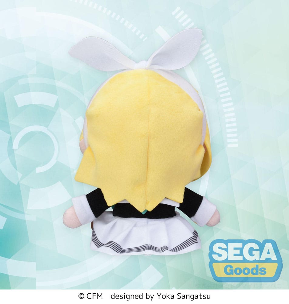 Character Vocal Series 02: Kagamine Rin/Len Fuwa Petit Mini Plüschfigur Kagamine Rin Uniform Ver. (EX) 16 cm Plüschtier Yokina