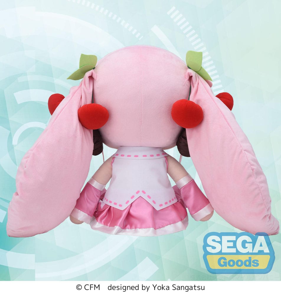 Character Vocal Series 01: Hatsune Miku Fuwa Petit Plüschfigur Sakura Miku Dodeka Jumbo 50 cm Plüschtier Yokina