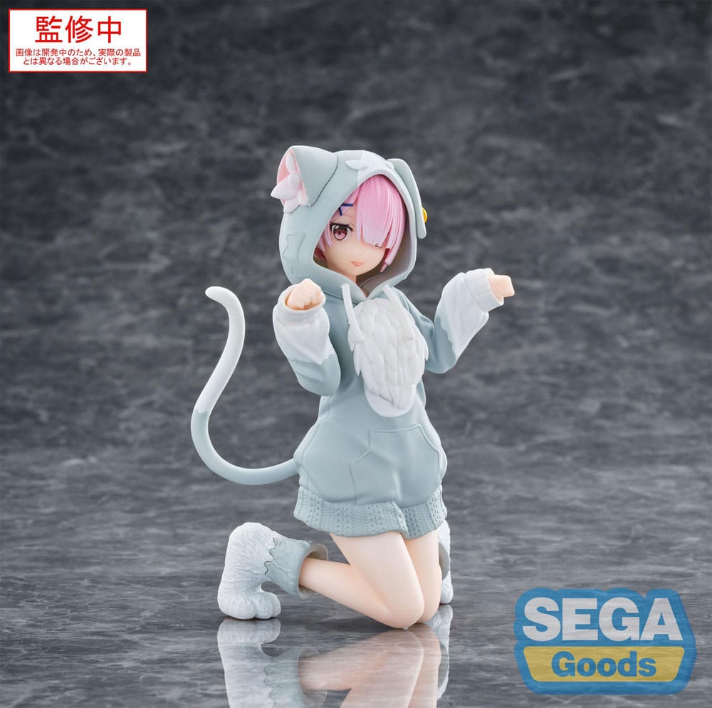 Re:Zero Starting Life in Another World Yumemirize PVC Statue Ram Mofumofu Pack 11 cm Prizefiguren Yokina