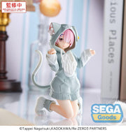 Re:Zero Starting Life in Another World Yumemirize PVC Statue Ram Mofumofu Pack 11 cm Prizefiguren Yokina