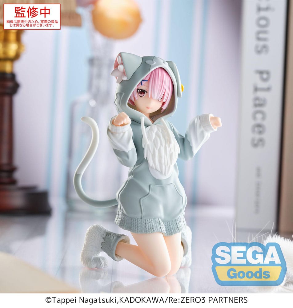 Re:Zero Starting Life in Another World Yumemirize PVC Statue Ram Mofumofu Pack 11 cm Prizefiguren Yokina