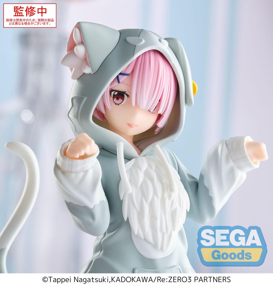 Re:Zero Starting Life in Another World Yumemirize PVC Statue Ram Mofumofu Pack 11 cm Prizefiguren Yokina