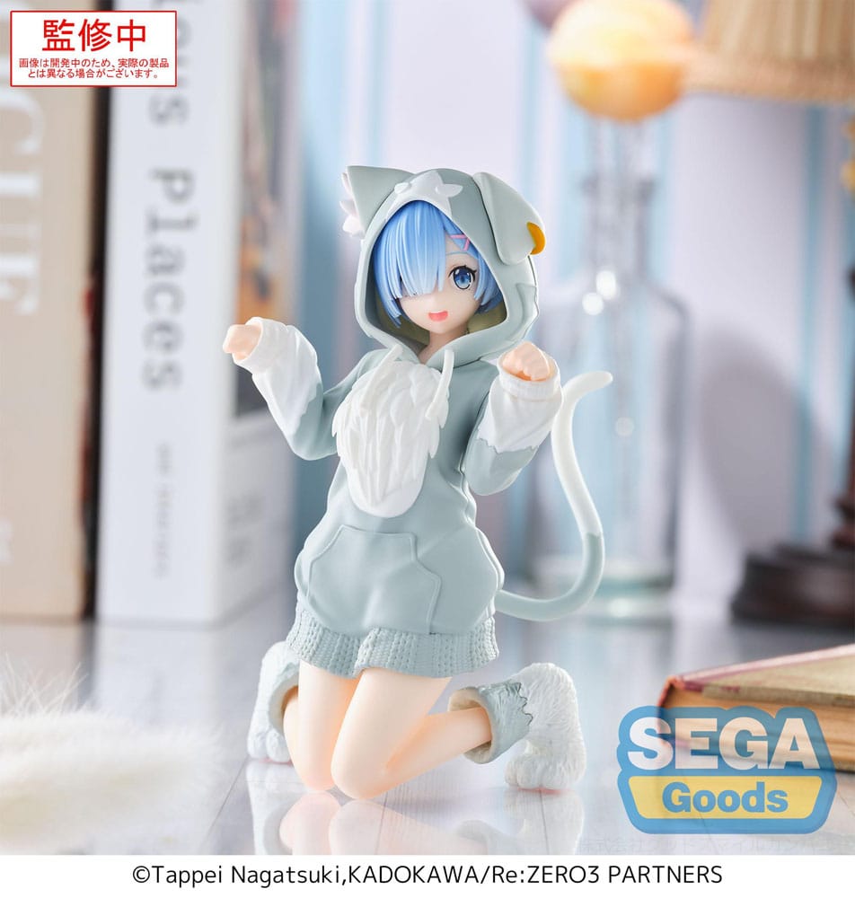 Re:Zero Starting Life in Another World Yumemirize PVC Statue Rem Mofumofu Pack 11 cm Prizefiguren Yokina