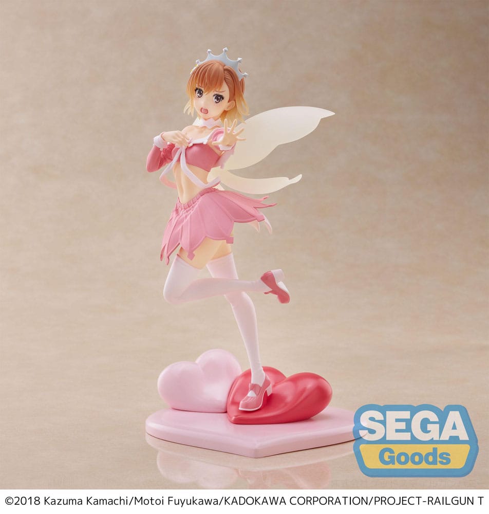 A Certain Scientific Railgun T Luminasta PVC Statue Mikoto Misaka Great Spirit Maid 20 cm Prizefiguren Yokina