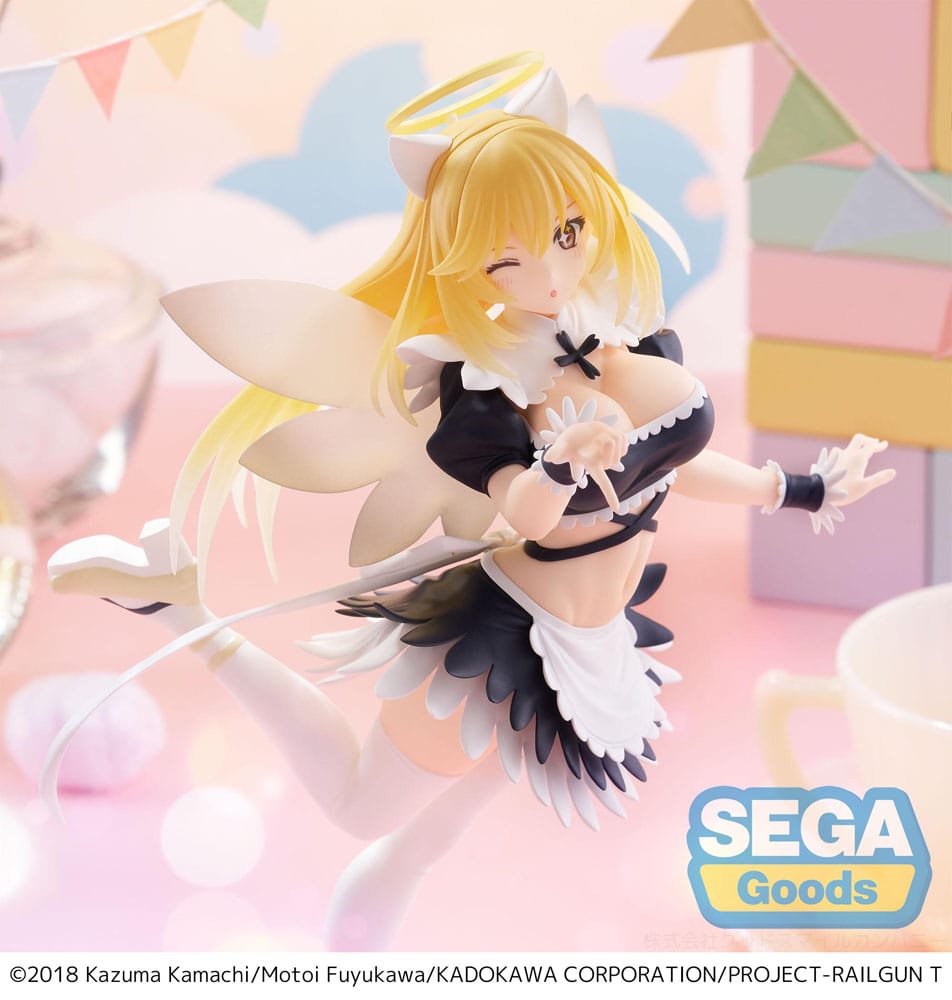 A Certain Scientific Railgun T Luminasta PVC Statue Misaki Shokuhou Fallen Angel Maid 20 cm Prizefiguren Yokina