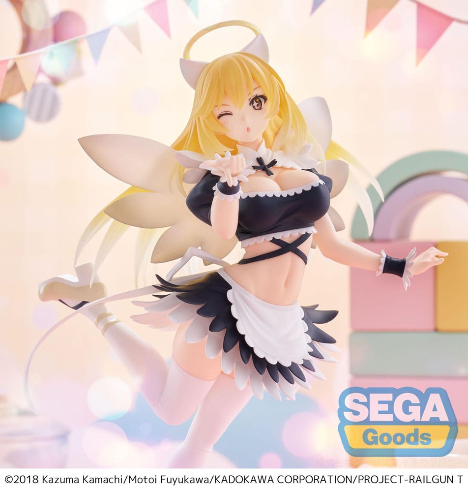 A Certain Scientific Railgun T Luminasta PVC Statue Misaki Shokuhou Fallen Angel Maid 20 cm Prizefiguren Yokina