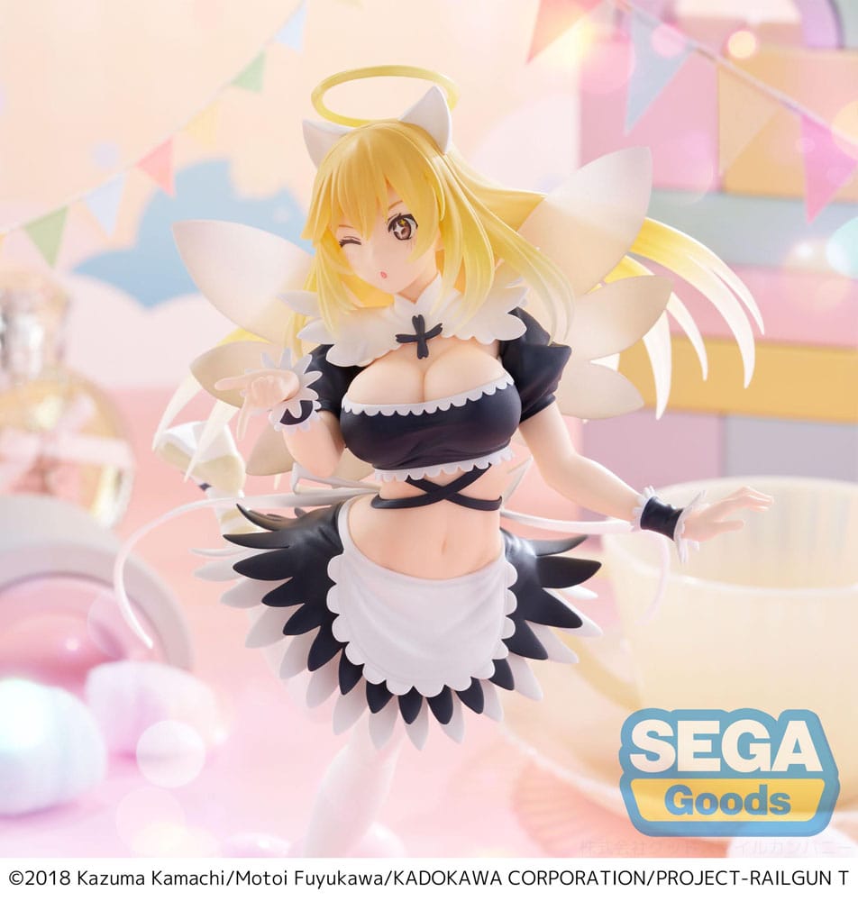 A Certain Scientific Railgun T Luminasta PVC Statue Misaki Shokuhou Fallen Angel Maid 20 cm Prizefiguren Yokina
