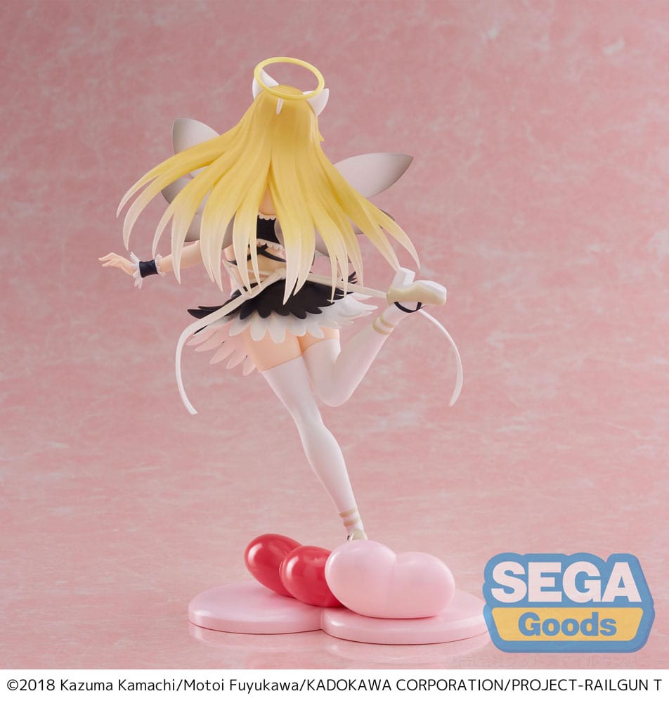 A Certain Scientific Railgun T Luminasta PVC Statue Misaki Shokuhou Fallen Angel Maid 20 cm Prizefiguren Yokina