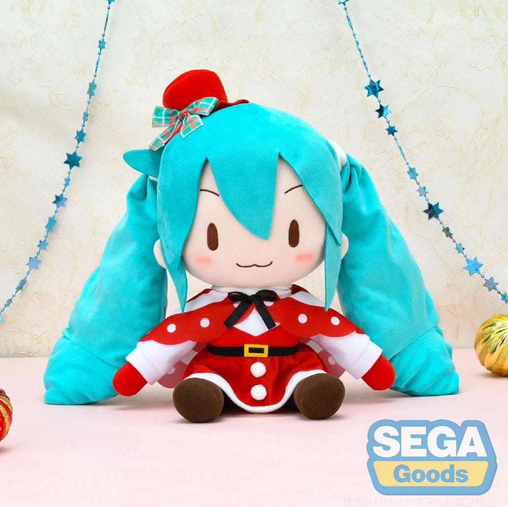 Character Vocal Series 01: Hatsune Miku Fuwa Petit Plüschfigur Hatsune Miku Christmas LL 35 cm Plüschtier Yokina