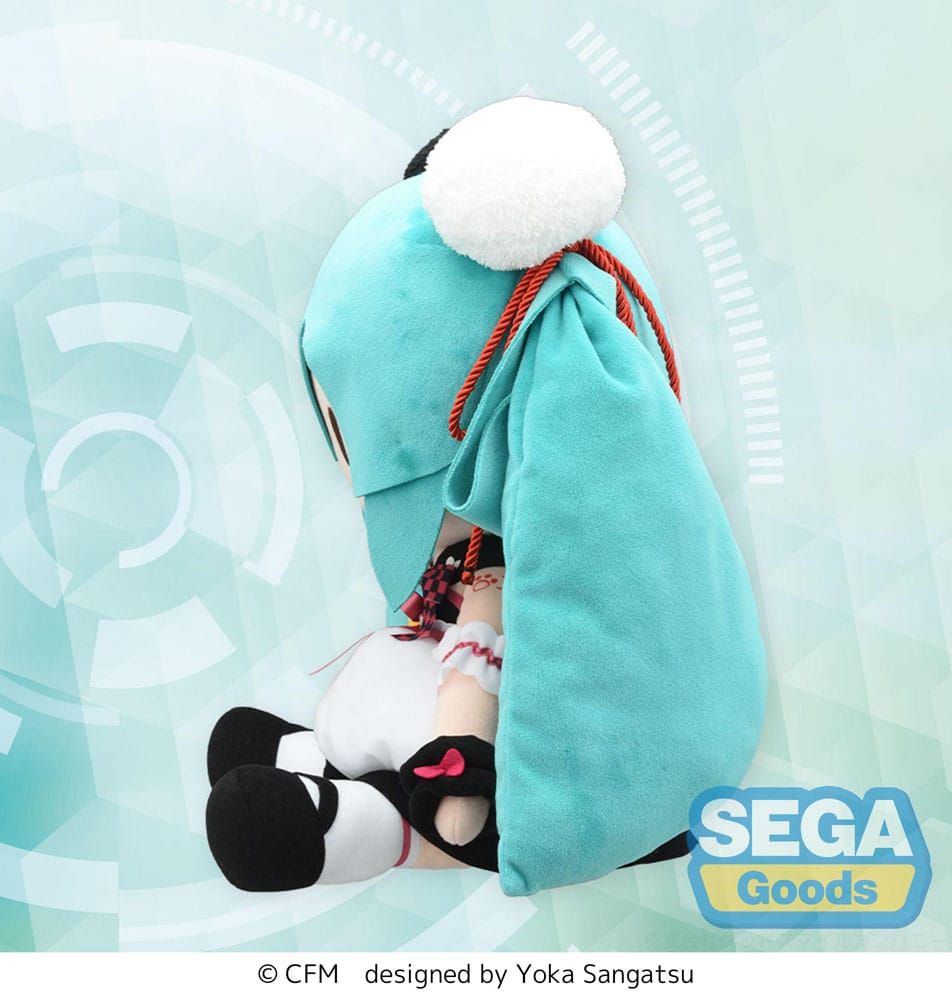Character Vocal Series 01: Hatsune Miku Fuwa Petit Plüschfigur Hatsune Miku Panda Bun LL 40 cm Plüschtier Yokina
