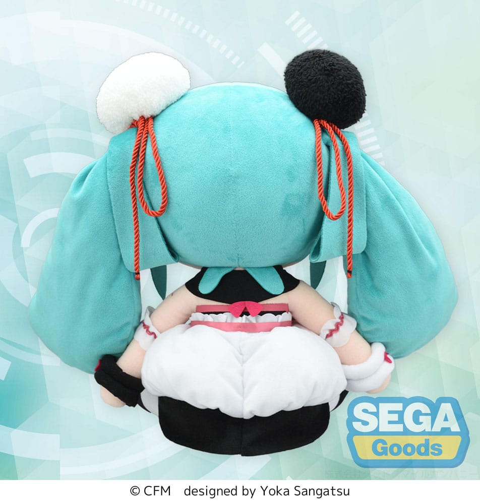 Character Vocal Series 01: Hatsune Miku Fuwa Petit Plüschfigur Hatsune Miku Panda Bun LL 40 cm Plüschtier Yokina