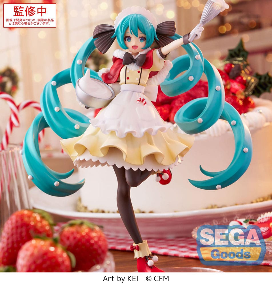 Character Vocal Series 01: Hatsune Miku Luminasta PVC Statue Hatsune Miku Christmas 2025 20 cm Prizefiguren Yokina