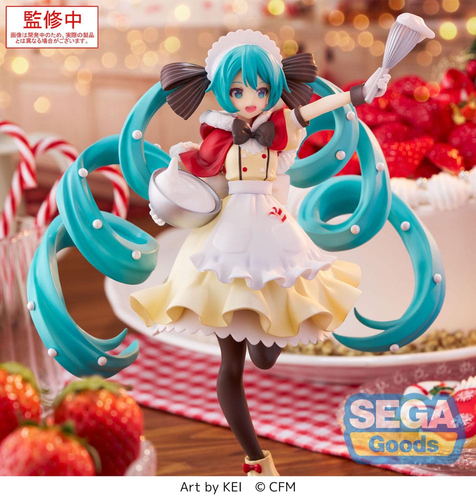 Character Vocal Series 01: Hatsune Miku Luminasta PVC Statue Hatsune Miku Christmas 2025 20 cm Prizefiguren Yokina