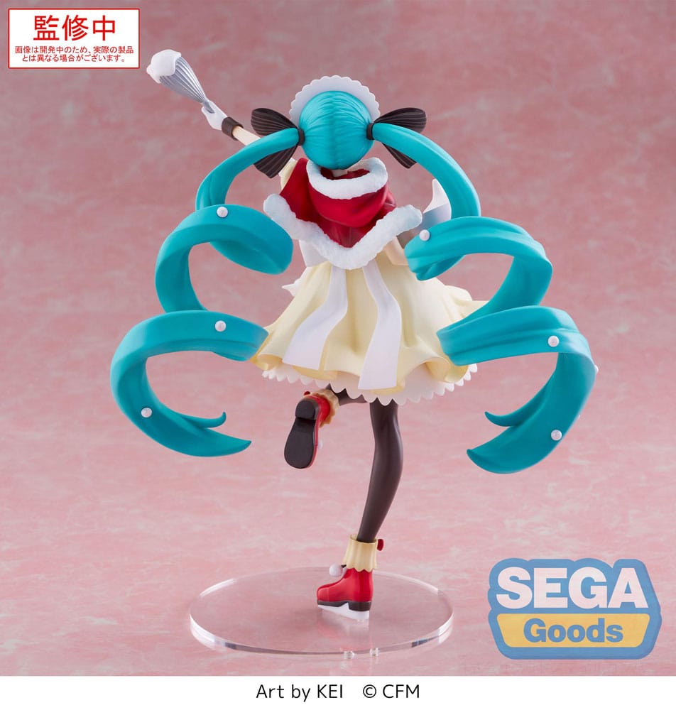 Character Vocal Series 01: Hatsune Miku Luminasta PVC Statue Hatsune Miku Christmas 2025 20 cm Prizefiguren Yokina