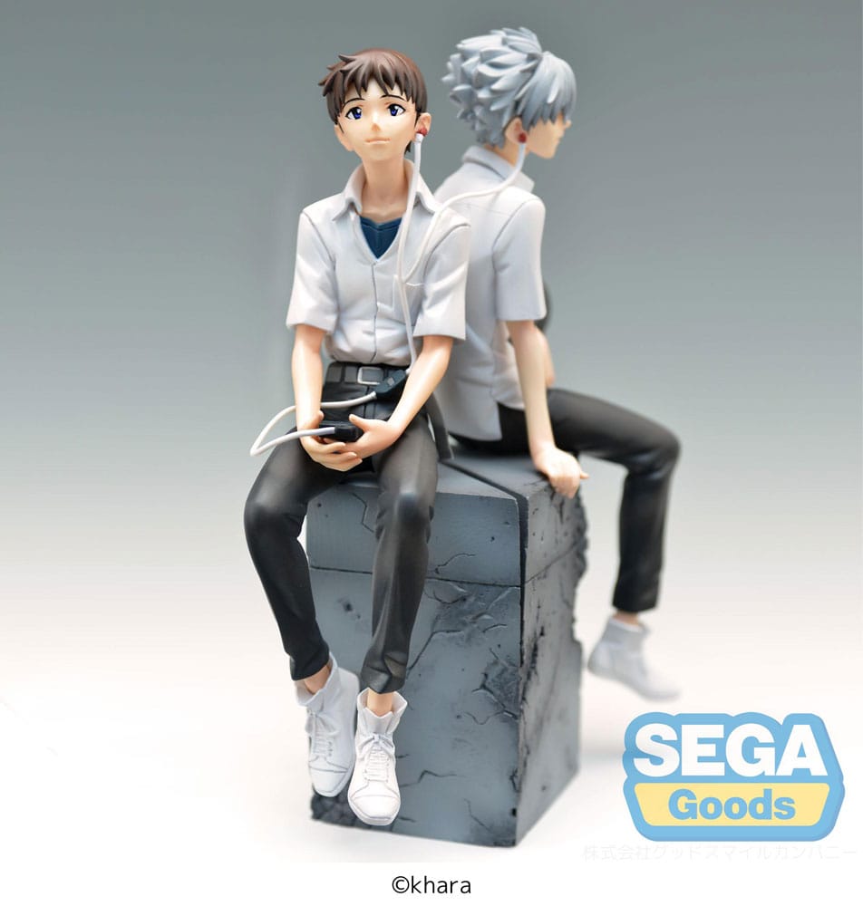 Rebuild of Evangelion Luminasta PVC Statue Shinji & Kaworu Evangelion: New Theatrical Edition Shinji Ver. 17 cm Prizefiguren Yokina