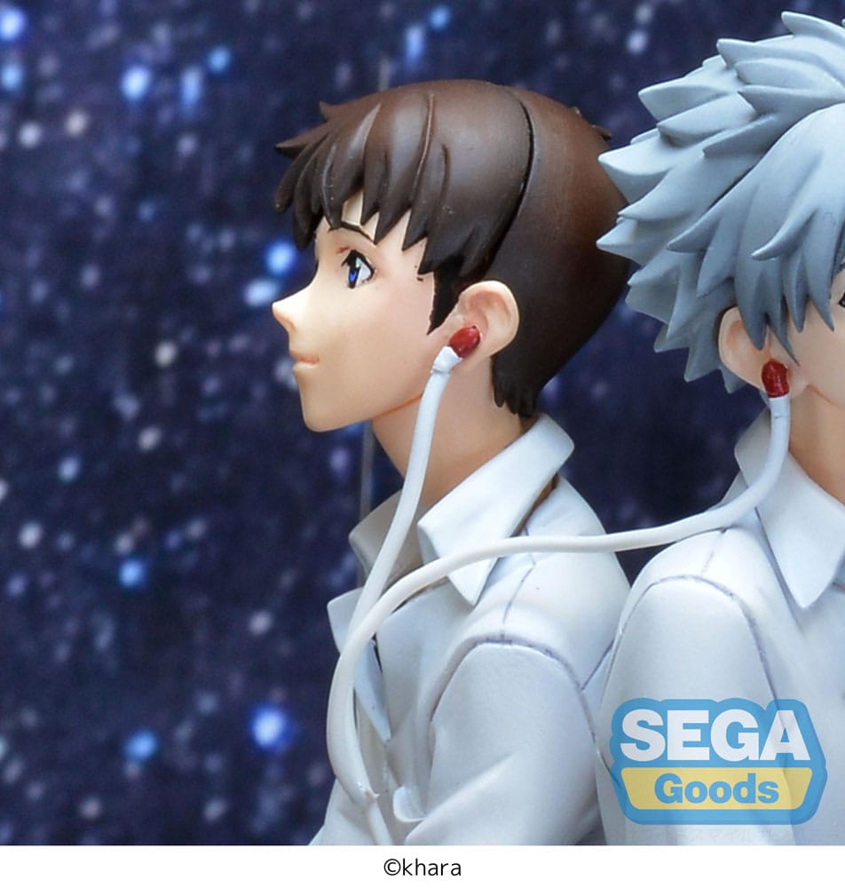 Rebuild of Evangelion Luminasta PVC Statue Shinji & Kaworu Evangelion: New Theatrical Edition Shinji Ver. 17 cm Prizefiguren Yokina