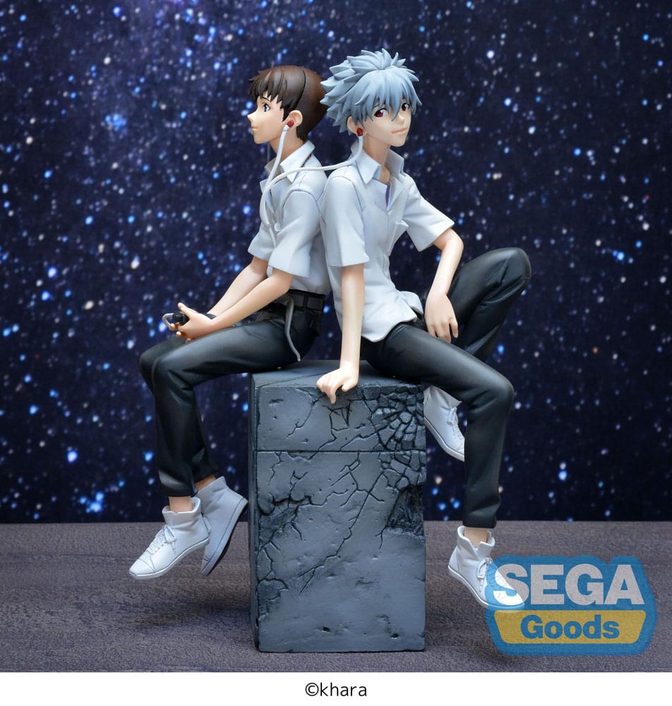 Rebuild of Evangelion Luminasta PVC Statue Shinji & Kaworu Evangelion: New Theatrical Edition Kaworu Ver. 17 cm Prizefiguren Yokina