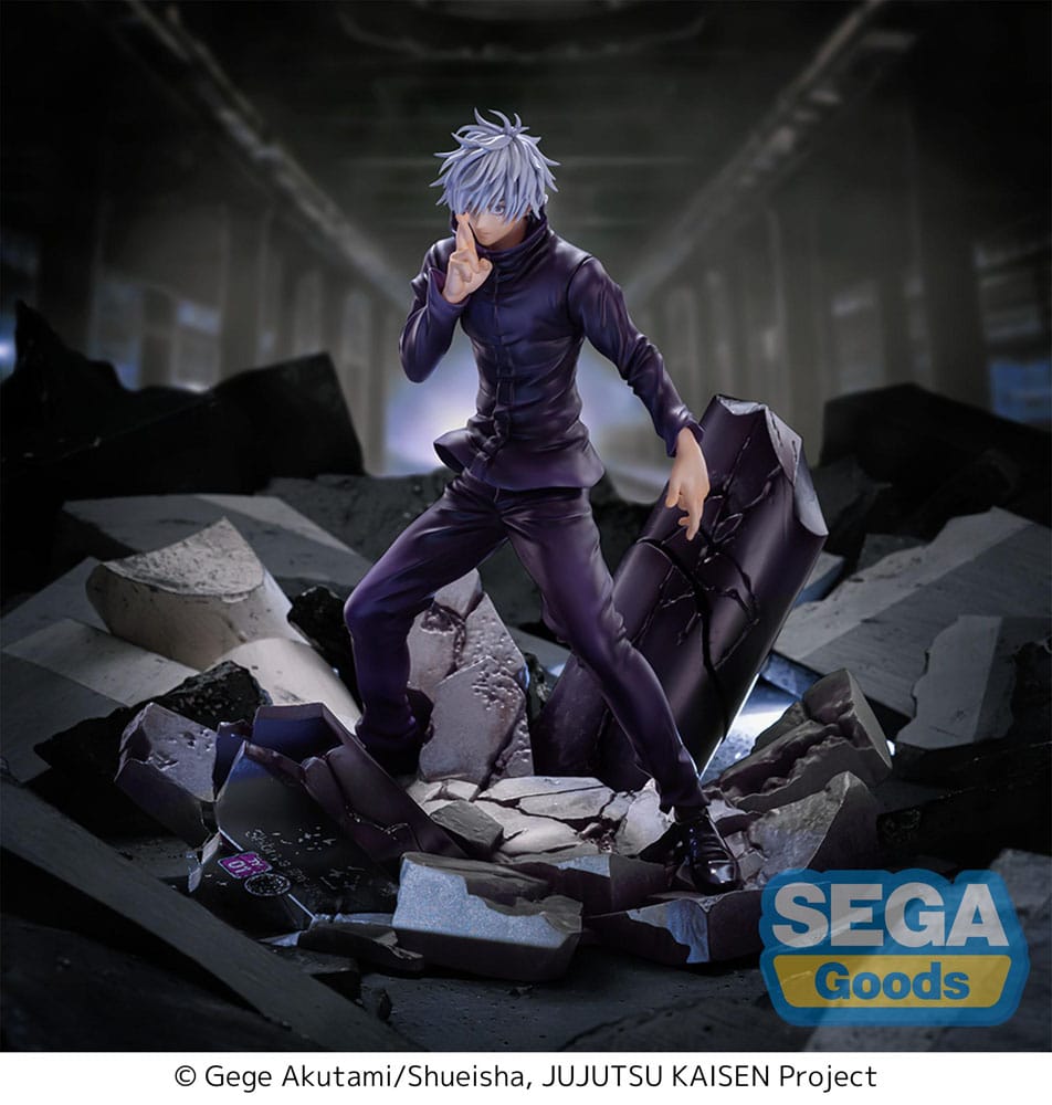 Jujutsu Kaisen Figurizm Luminasta PVC Statue Shibuya Incident Satoru Gojo Unlimited Void 21 cm Prizefiguren Yokina