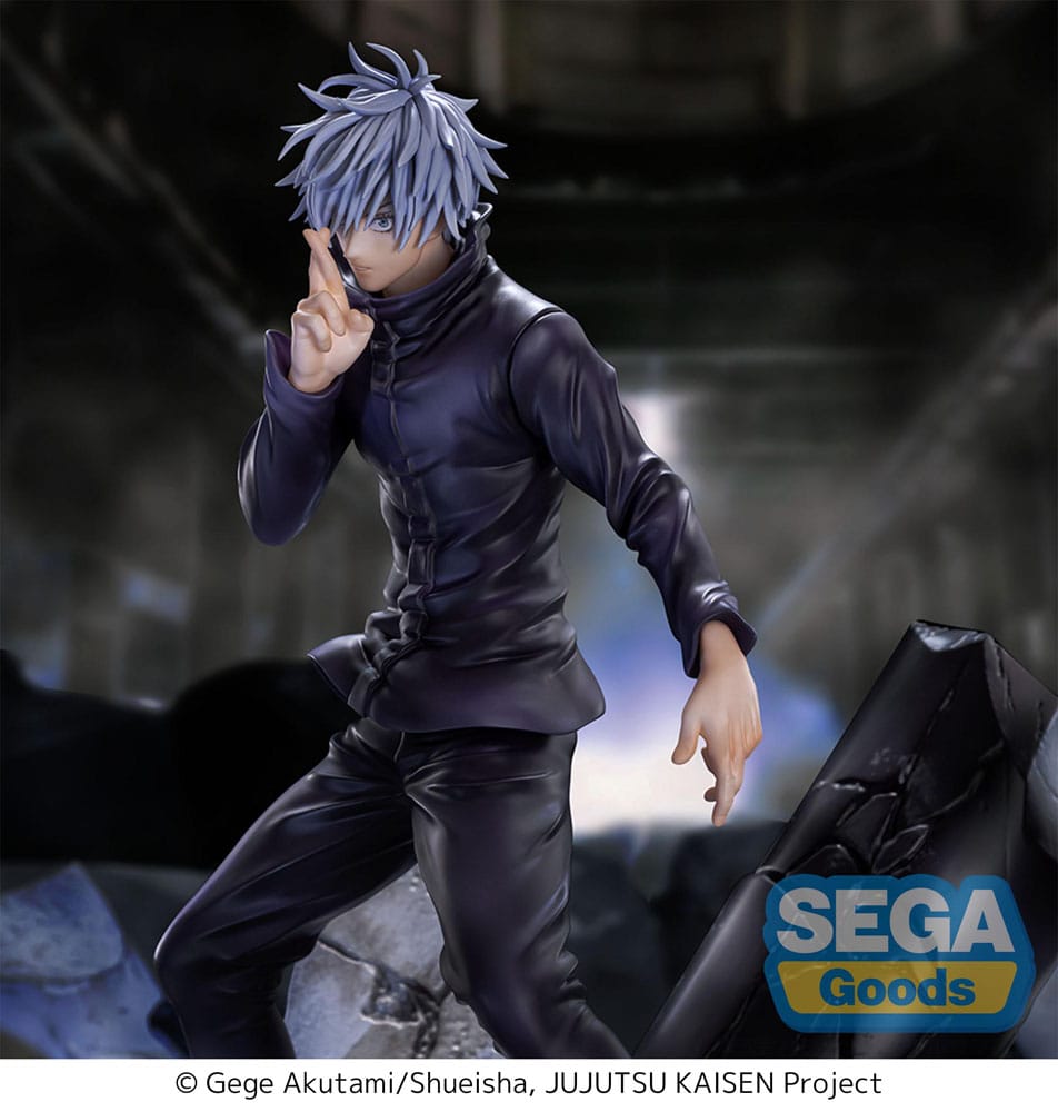 Jujutsu Kaisen Figurizm Luminasta PVC Statue Shibuya Incident Satoru Gojo Unlimited Void 21 cm Prizefiguren Yokina