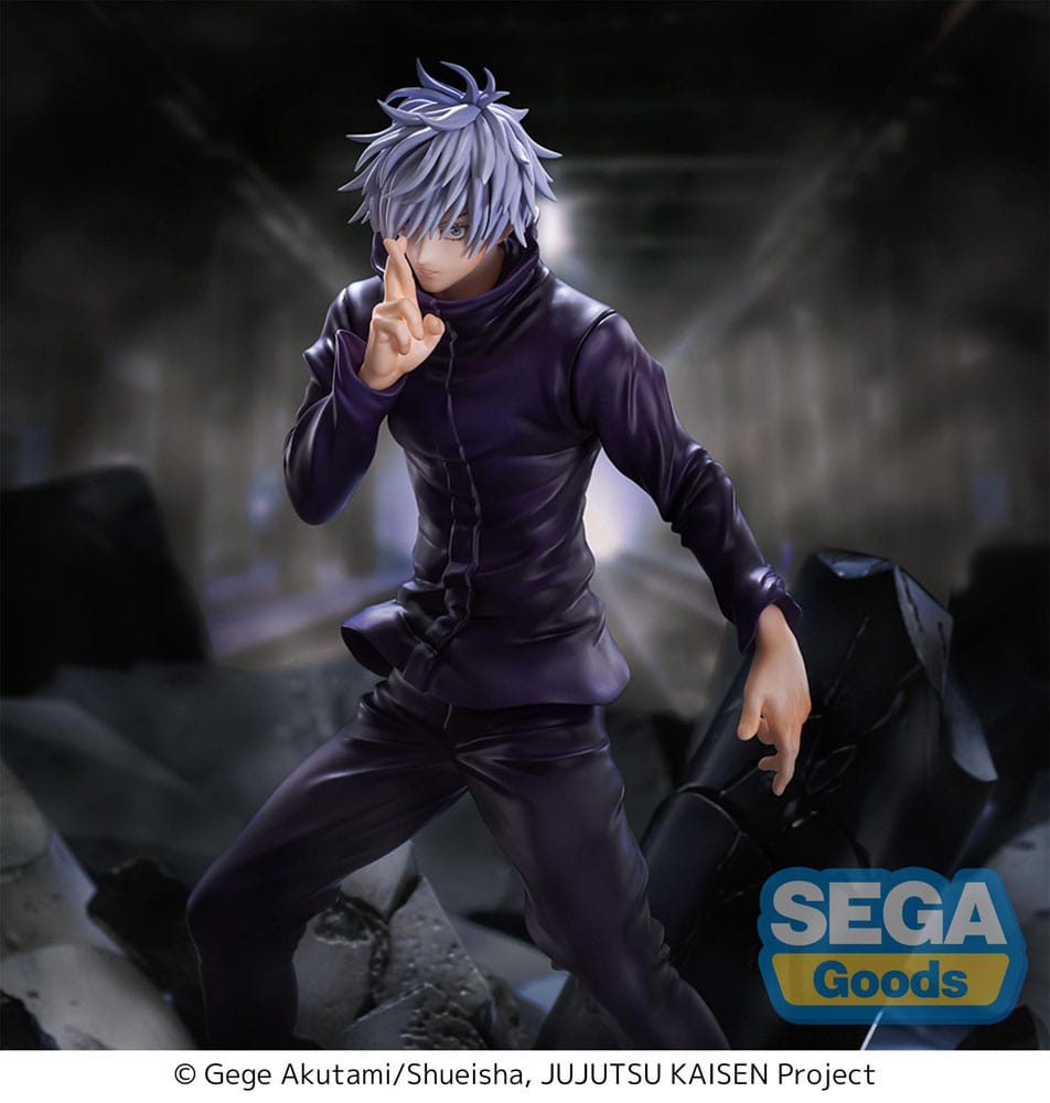 Jujutsu Kaisen Figurizm Luminasta PVC Statue Shibuya Incident Satoru Gojo Unlimited Void 21 cm Prizefiguren Yokina