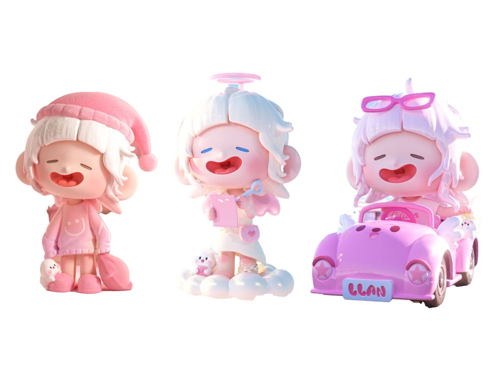 Original Character 8 Sammelfiguren Lazy Pink Dreamland 11 cm Minifiguren Yokina