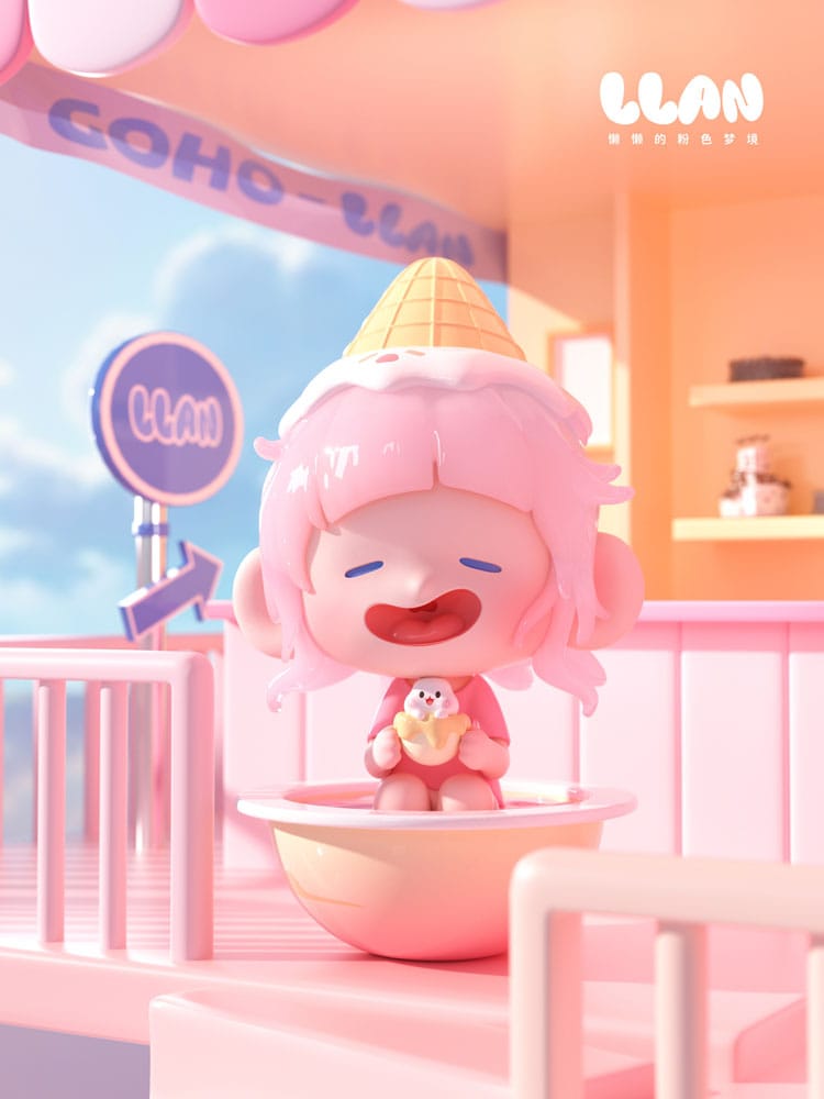 Original Character 8 Sammelfiguren Lazy Pink Dreamland 11 cm Minifiguren Yokina